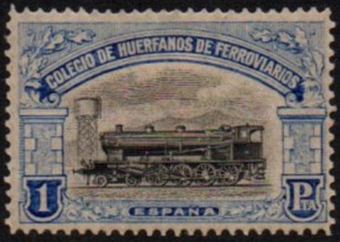 Huerfanos de Ferrocarriles sellos postales stamps Spain Railway Orphans Charity Civil War